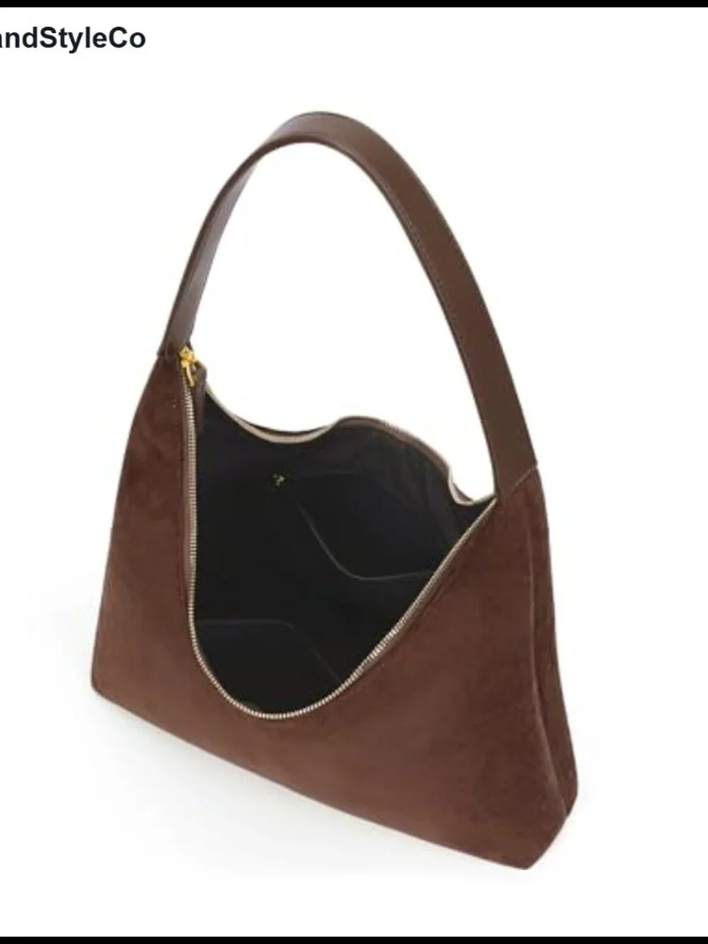 Faux Suede Slouchy Hobo Bag Women Shoulder Tote Fall Purse